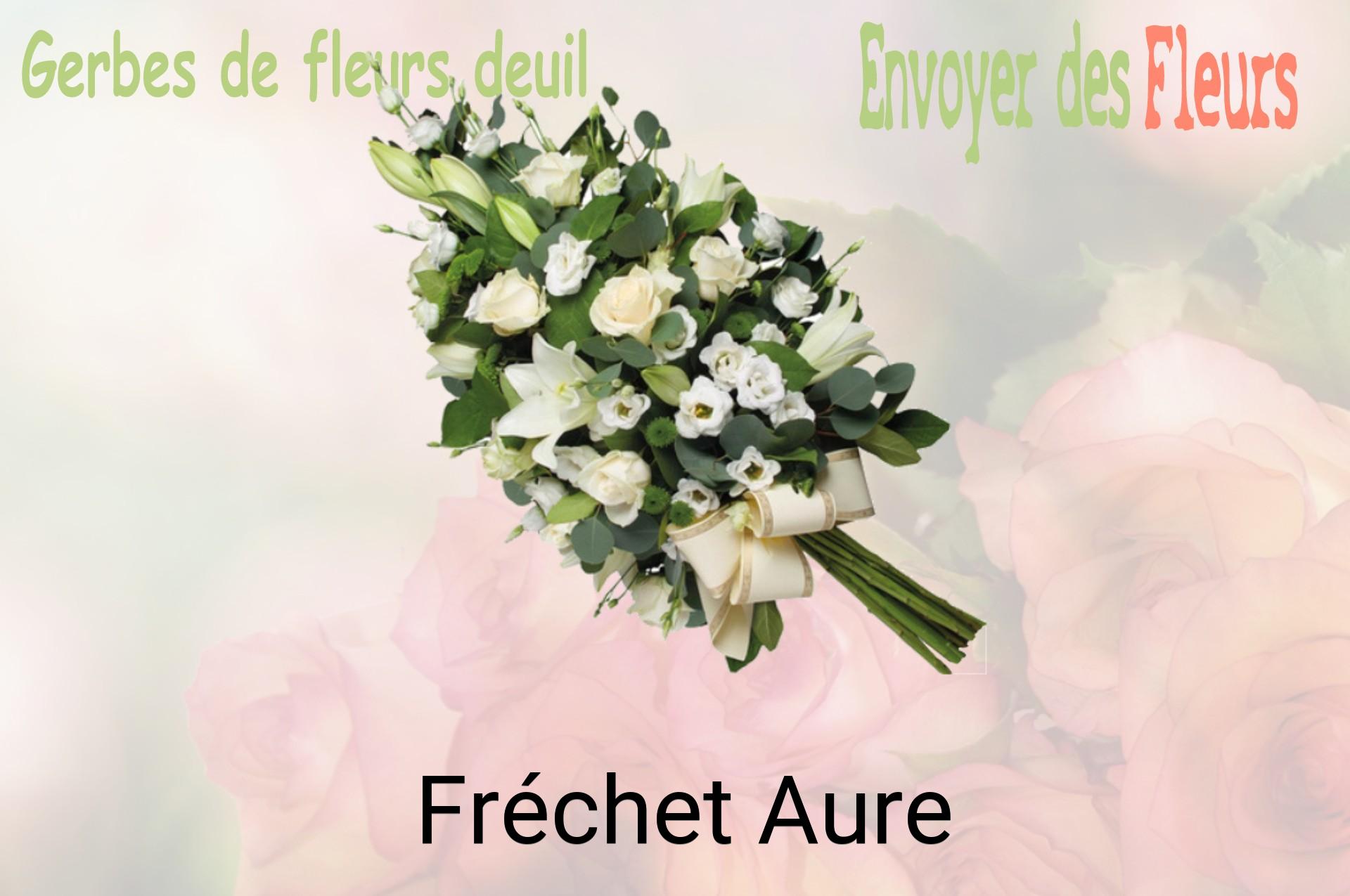 Gerbe de fleurs de deuil livrée à Fréchet-Aure